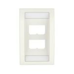 Panduit Placa Minicom, 4 Ventanas