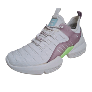 Tenis Running Mujer Charly 1059145 Deportivos Ligeros Blanco / Multicolor